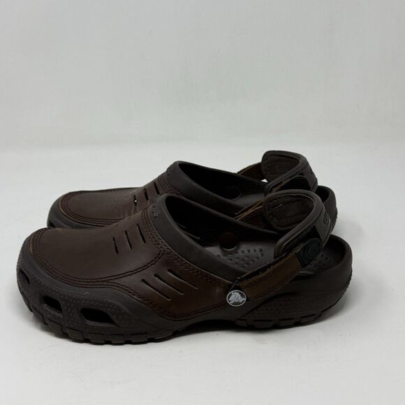 Crocs Yukon Vista II LiteRide Clog Mens 8 Brown Comfy Casual Vacation Beach main image 10